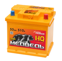 Lead Acid Starter Battery for Internal Combustion Engines 12V 55Ah Bear 6ST-55VLA