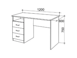 Freedom Desk with Pedestal, Art. FSTS 05