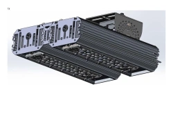 Industrial Design LED Light "MTM IoT" Series CUBE 120 Two Modules Side Connection 180 Degrees Mounting CUBE HO