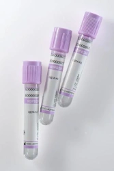 Vacuum Blood Collection Tubes with K3 EDTA, Glass, 13*75 mm, 2.5 ml