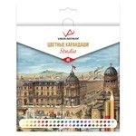 High-Quality Colored Pencils "VISTA-ARTISTA" Studio VACPS-48 Set of 48 Colors