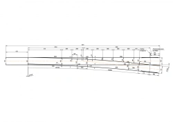 R50 Turnout Switch Type for Gauge 1435 mm Project 2643.00.000-54