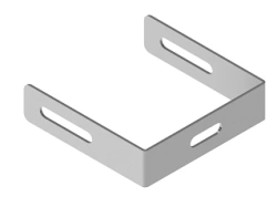 Power Supply Support Bracket SPPSK - 116x115 mm, 2.0 mm Thickness