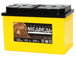 Lead-Acid Starter Battery for Internal Combustion Engines 12V "Tyumen Bear