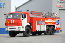 Fire Tanker with Ladder 58819J-30 on KAMAZ-43118-A5 Chassis