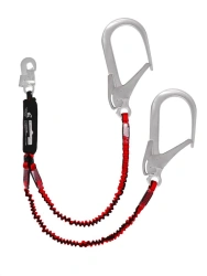 Elastic Double Lanyard with Shock Absorber aE22 110