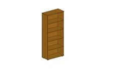 Horizontal Shelving Unit with Open Shelves - GM 31.01.12.140.005.18.00