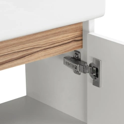 Aquaton Eclipse M Wall-Mounted Sink Cabinet Right Ebony Light 1A172801EK49R1