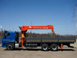 Multi-functional Truck with Hydraulic Crane KMA on KAMAZ 65117 Base Model 64K12N-UL