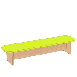 Children's Bench SK-4, 1104*254*200 mm