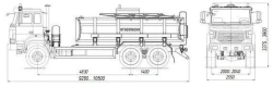 Oil Tanker for Oil Fields ACN 4680L1 on Ural 4320 Chassis