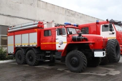 Fire Tanker Vehicle AC 6.0-40 (5557) on Ural 5557 Chassis