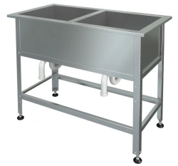 Two-Compartment Sink M-2 for Commercial Use
