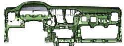 Instrument Panel Frame for Airflow and Safety (Art. 84711-H0AA0IJT)