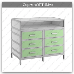 Laboratory Folding Table Optim Series: ST.02.01