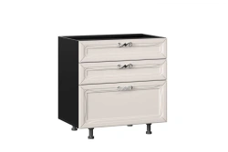 Bianca LD.271910.000 Lux Kitchen Cabinet Facade Set 800 with 3 Drawers (Kashmir)