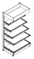 Single-Sided Direct Display Rack Type 4 ST4-P