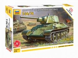 Soviet Medium Tank T-34/76 Model Kit (1942 Version)