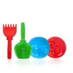 Sand Play Set "For Mushrooms and Berries" (2 Molds, Scoop, Rake)