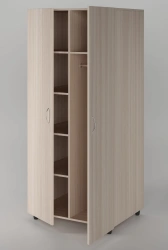 Clothing Cabinet with Hat Compartment and Shelves - Model ШГ 84.1