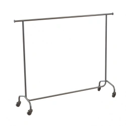 Mobile Floor Aluminum Clothes Rack