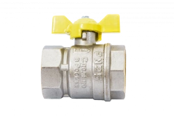 Brass Ball Valve for Liquid and Gas Control LD Pride 47.32.V-V.B.GAS