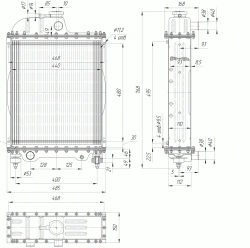 Water Radiator 70UM 1301.010-01