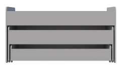 Wooden Bunk Bed K.1 for Office and Home Use