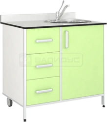 Medical Cabinet with Right Sink, Model TM-3PK