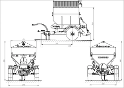 Tractor-Towed Sand Spreader LKT-3.5PRPP