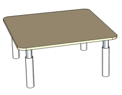 4-Person Table (Adjustable/Non-Adjustable)