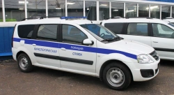 Emergency Transport Vehicle LRGS0K on LADA LARGUS for Police and Rescue Services