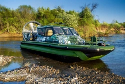Fortess Airboat with Stationary Engine