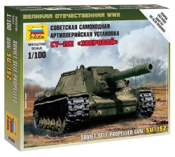Soviet Self-Propelled Artillery System SU-152 "Zveroboy" Model Kit