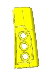 Right Rear Trim Panel for LiAZ Bus 429260 (Part No. 429260-5601032)