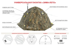 Universal Tent for All Seasons "Zima-Leto