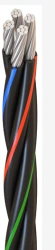 Self-Supporting Aerial Cable with Aluminum Conductors, SIPn-4
