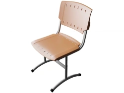 Adjustable Student Chair with Round Tubing, Sigma STU-2R.01.D