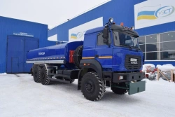 Technical Water and Brine Solutions Tanker (UZST), Model UZST02, Modification 6621-47, Ural 4320-16 Chassis