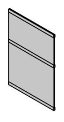 LDSP Filling with Rails for Office Partitions