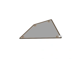 Left Table Hatch S.31Р-31.10.516 for Tram Cars