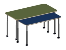 Rolling Work Table (Set of 2) Art. S.03.31