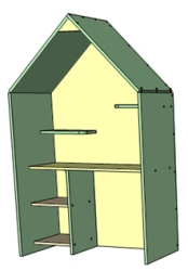 Preschool Furniture Wooden Play Set "STO