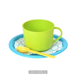 Stylish Mint Tea Set for Kids / 3 Pieces