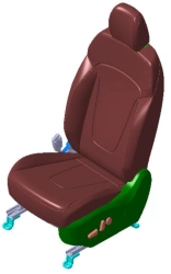 Left Front Seat (SU2r) - Comfortable and Ergonomic Design