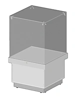 Horizontal Showcase 700x700x1200 mm