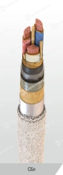 Power Cable with Copper Conductors and Paper Insulation, 6-10 kV