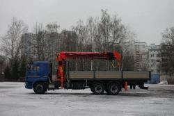 Multi-functional Truck with Hydraulic Crane KMA on KAMAZ 65117 Base 64K02N-UC