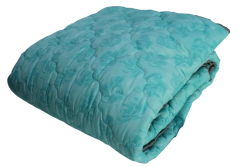 Quilted Blankets Made of Cotton and Synthetic Fabrics with Synthetic and Cotton Fiber Filling