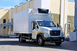 Isothermal Refrigerated Truck for Food Transport Model 47951C-2 on GAZ-C41A23, C42A43, C41A43 Chassis